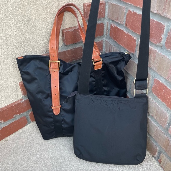 BRIC’S 🇮🇹 Travel Bag Bundle Shoppper and Envelop Crossbody in Black - Picture 3 of 11